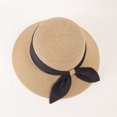 thumbnail image 4 of OJSFQUFP Women Beach Hat Summer Straw Sun Hat Fashion Wide Brim Straw Sun Hat, 4 of 5