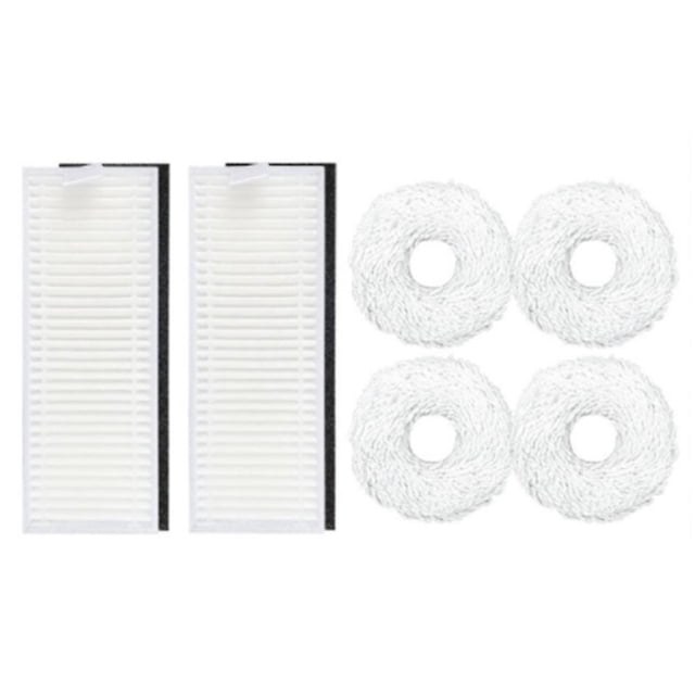 Accesorios para aspiradoras Ecovacs Pad Mop Cloths Filtro Hepa para Ecovacs Deebot N9 + Plus Autolimpieza
