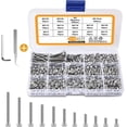 thumbnail image 1 of 1110 Pcs Ensemble de Vis M3 en Acier Inoxydable 304 Tête Hexagonale Vis Douille Boulons Vis avec Écrous et Rondelles, 1 of 5