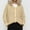 Beige, variant on SNKSDGM Women's Plus Casual Easter Shirts Going Out Tops for Women Slim and Loose Hooded Plus Size Solid Color Long Sleeved Cardigan Jacket Sun Shirt Women's Tops Casual Stripes