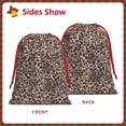 thumbnail image 4 of Super Soft Fabric Gift Bag Contraction Free Bag Mouth Pull Rope Design Red Ribbon Mouth For The Festival Leopard-5 Large, 4 of 8