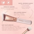 thumbnail image 4 of Pro Face Contour Brush Set - Synthetic Contouring Sculpting and Highlighting Kit - Cream Blush Powder Flat Nose Cheek Round Small Angled Fan Tapered Precision Kabuki Foundation Makeup Brushes, 4 of 4