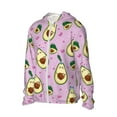 thumbnail image 2 of Pofeuu Different Avocados Print Sun Protection Outdoor Lightweight Full Zip UV Cooling Hoodie Long Sleeve Summer Clothing for Outdoor Hiking-Large, 2 of 5
