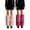 Pink and Rose Red, variant on 2‑Pack Women Shaggy Faux Fur Knee High Leg Warmers, Y2K Fluffy Long Fur Leg Cuffs for Halloween Cosplay Party Winter Costume Accessory