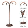 thumbnail image 3 of Earring Holder, 3pcs Earring Stand Earring Display Stands Storage Organizer Metal Rack M for Photography, Bronze, 3 of 5