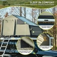 thumbnail image 3 of EROMMY Inflatable Rooftop Tent, Multi-Purpose Inflatable Tent with Extended Canopy and Air Cushion, Waterproof Full Dull Poly Textured Oxford, Easy Set-up SUV Tents for Camping, 3 of 8