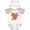 White & Heather w/ Ears, variant on Inktastic girl reindeer Boys or Girls Baby Bodysuit