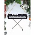 thumbnail image 1 of 4" Electric Keyboard Musical Music Instrument Ornament Christmas Tree Decoration, 1 of 3