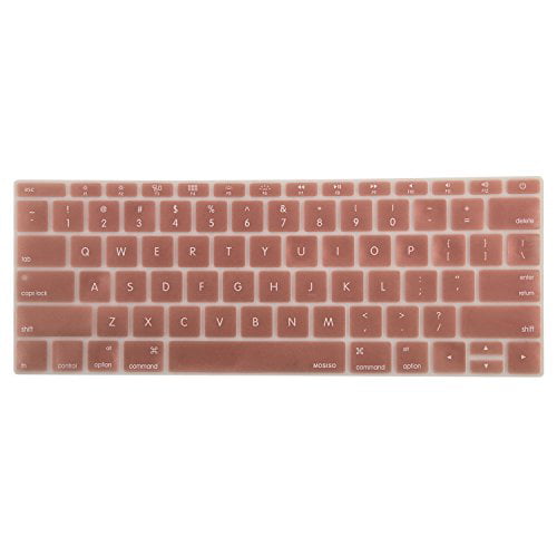 MOSISO Silicone Keyboard Cover Protective Skin Compatible with MacBook Pro 13 inch 2017 & 2016 Release A1708 Without Touch Bar MacBook 12 inch A1534 Rainbow Mist 