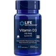thumbnail image 1 of Suplemento Vitamina D3 Life Extension 5000 UI 60 Softgels, 1 of 2