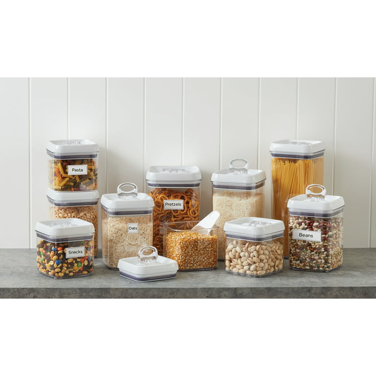 Better Homes & Gardens Canister Pack of 10 - Flip-Tite Food Storage  Container Set with Scoop and Labels