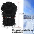 thumbnail image 6 of Viworld Unisex Distressed Balaclava Knitted Full Face Ski Mask Winter Windproof Neck Warmer for Men Women (Camouflage), 6 of 11