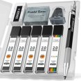 thumbnail image 1 of FZC-FourCandies Art Mechanical Pencil Set - 2MM Mechanical Pencils with 60PCS Graphite Lead Refills(HB, 2H, 2B, 4B, Color), Erasers & Sharpener, Drafting Pencil for Writing, Drawing, Sketching, 1 of 4