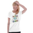 thumbnail image 4 of Vintage Feeling Smurfy Rainbow Women's T Shirt Ladies Tee Brisco Brands S, 4 of 5