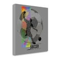 thumbnail image 2 of Tangletown Fine Art 'Soccer' by Jim Baldwin Graphic Art on Wrapped Canvas, 2 of 2
