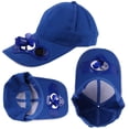 thumbnail image 3 of Gorra de béisbol para fanáticos, gorra de enfriamiento solar para fanáticos del hogar, novedad, gorra de béisbol Suumer (amarillo) JM, 3 of 5