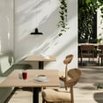 thumbnail image 6 of Kaboon Universal Table Top 36 x 36 inches Sqaure Pack of 2, Round corner, Light Walnut, 6 of 6