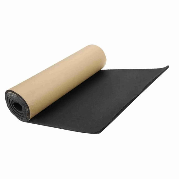 Soundproof Car Soundproof Deadening Noise Insulation Sound Deadener Acoustic Foam Anti-noise Cotton Auto Adhesive Heat Insulation Cell Foam Deadener, 1Roll 200cmx50cm, 8mm