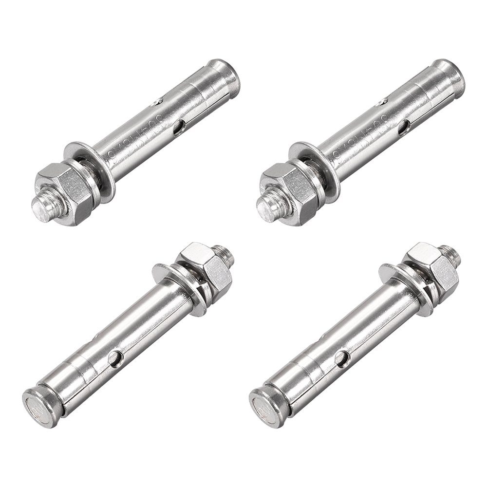 M8x60mm 304 Stainless Steel External Hex Expansion Bolt Sleeve Anchor 4
