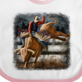 thumbnail image 4 of Inktastic Bull Riding Boys or Girls Baby Bib, 4 of 4