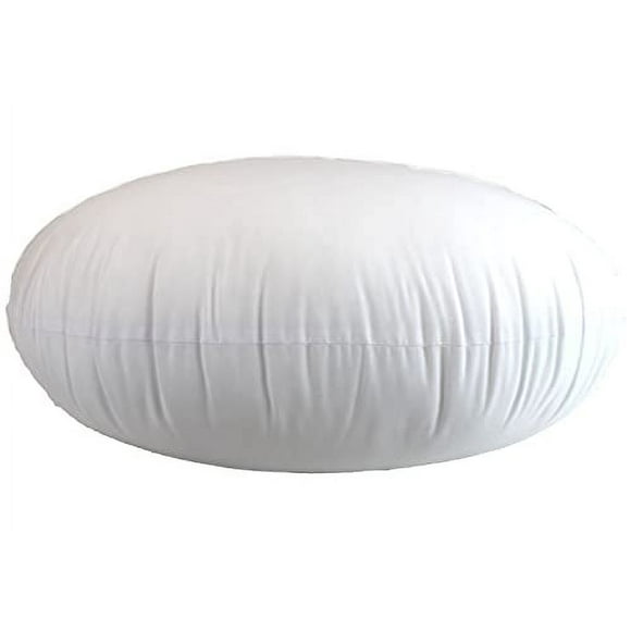 MoonRest Round Pillow Pillow Insert Rembourrage en Polyester-%100 Mélange de Coton pour Housse de Canapé, Coussin Décoratif et Lit - Diamètre 24 Pouces