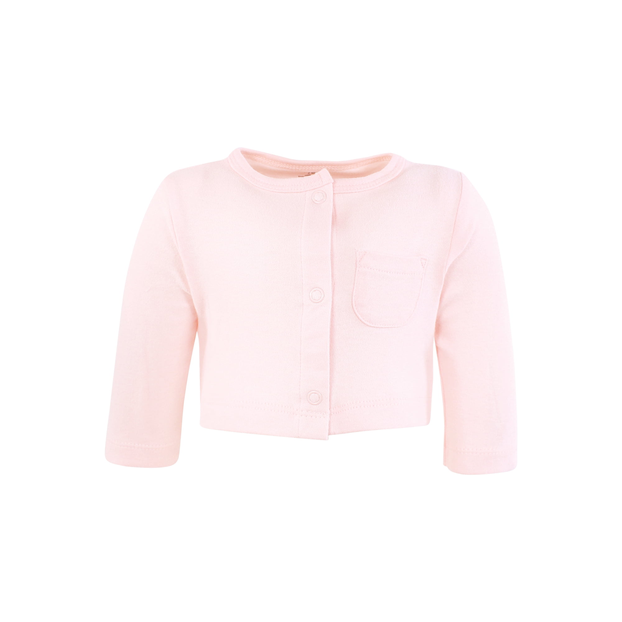 Hudson Baby Infant and Toddler Girls Cotton Dress and Cardigan Set, Pink Teddy Bears, 3-6 Months
