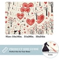 thumbnail image 2 of Valentine's Day Indoor Rug Outdoor Carpet Door Rug Polyester Non-Slip Machine Washable Bath Mats, 2 of 6