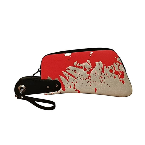 Bolsa en forma de CUCHILLO, GÓTICO, DARK, Creepy, Bandolerapara Mujer, Cross-Body, Color Gris con Negro, Halloween, Wicca, Witch, Rock, Moda Gótica, Novedoso y Encantador (Bolsa para Mujeres).