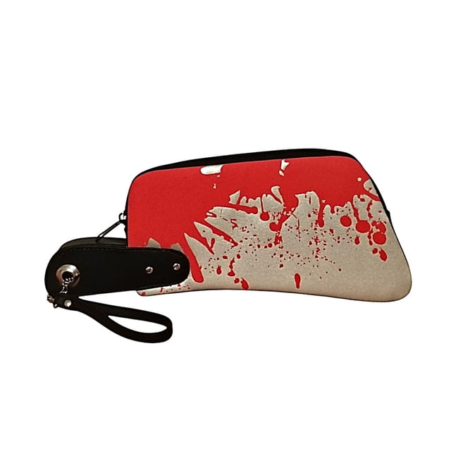 Bolsa en forma de CUCHILLO, GÓTICO, DARK, Creepy, Bandolerapara Mujer, Cross-Body, Color Gris con Negro, Halloween, Wicca, Witch, Rock, Moda Gótica, Novedoso y Encantador (Bolsa para Mujeres).