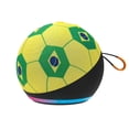 thumbnail image 4 of Bluetooth Speaker, Wireless Portable Speaker, Spherical Design with RBG LED Light, Room-Filling Sound, Nearly 3X bass, Vibrant Sounding Speaker, Great for Living Rooms and Medium-Sized Spaces, Yellow, 4 of 5