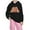 Black, variant on VOUZZA Girls Hoodies, Capybara Graphic Long Sleeve Oversized Lightweight Pullover Sweatshirt, Casual Spring Fall Hooded Sweater Top for Boys and Girls