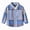 H551-Blue, variant on TOWED22 Toddler Boys Girls Flannel Plaid Shirt Button Down Long Sleeve Jacket Lapel Shacket Coat Tops Casual Outwear,Brown,2-3 Y