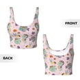 thumbnail image 6 of Rateoe Fish Seahorse Print Womens' Sports Bras Scoop Neck Sports Vest- Padded U Back Seamless High Impact Support, 6 of 7