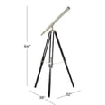 thumbnail image 3 of DecMode 38" x 55" Silver Metal Telescope, 1-Piece, 3 of 9