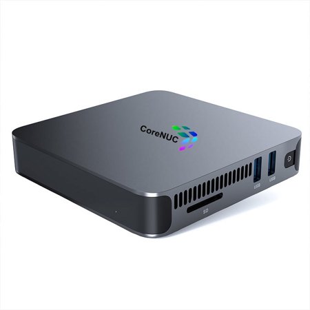 CoreNUC Mini PC 8GB RAM 256GB SSD with Intel 11th Gen N5105(up to 2.9GHz), Mini Computer Small Desktop Dual Display, HDMI+VGA, 4K UHD, Windows 11 Pro, 2.4G/5G WiFi BT 4.2, Home/Office, Micro PC