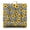 Patterned Sunflowe, variant on Jungle Leaves Meditation Pillow – 22x22 Inch Square Cushion, Dutch Velvet, Botanical Monstera & Tropical Foliage (Lush Green Aesthetic)