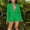 Green, variant on Womens Two Piece Suit Blazer Fall Fashion Casual Solid Color Long Sleeve And Short Pant Business Office Suit Green XL