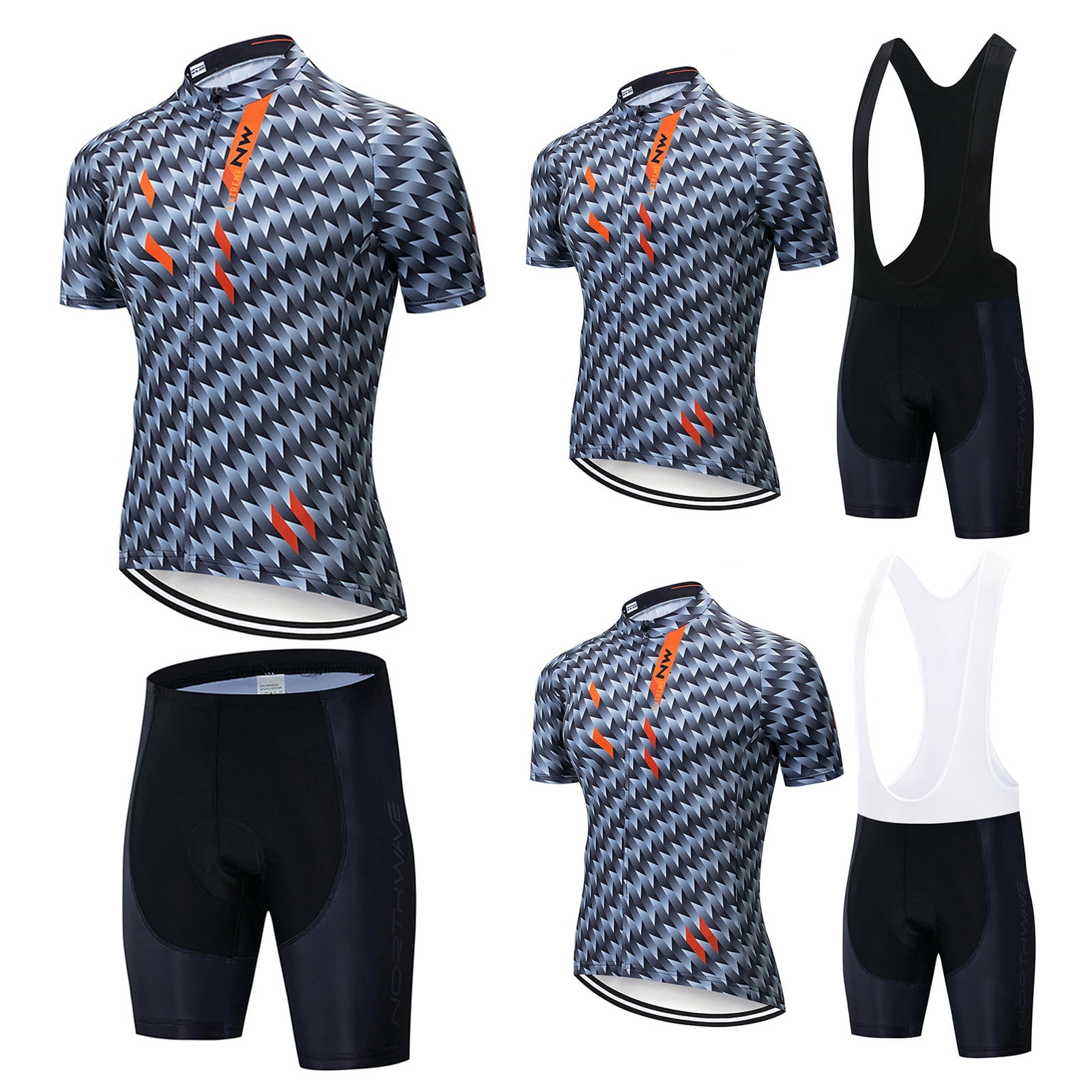 Shipley Stoffig dodelijk harmtty Bicycle Short Sleeve Set Breathable Sweat Absorption Flax Cycling  Jerseys Road Bicycle Shirts Kit for Men,Blue＋Floral Print - Walmart.com