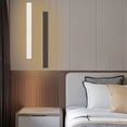 thumbnail image 1 of Fiudx Aplique de Pared Metálico con Cable, Iluminación Led Moderna y Cálida, Elegante Diseño En Blanco y Negro, Perfecto para Salón, Dormitorio, Pasillo, Escaleras y Oficina, Tamaño 12 X 27 Cm., 1 of 7