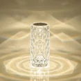 thumbnail image 2 of Lámpara de cristal 1 paquete, lámpara de mesa Rose Diamond, 16 colores con control táctil y remoto, decorativa recargable por USB, 2 of 4
