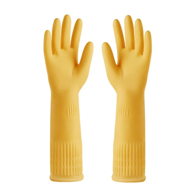 Guantes de Goma Bewildely Utensilio de Cocina y Jardinería Amarillo L