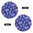 thumbnail image 2 of Kdxio crystal Skull flower star Pocket Mirror, 1X/2X Travel Makeup Mirror 2-Sided Folding Small Mirror Portable Double-Sided Magnifying Cosmetic Mirror for Gift-Round Shape, 2 of 9