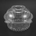thumbnail image 4 of 50 X Single Plastic Clear Cupcake Holder / Cake Container Dome Muffin Carrier, 4 of 5