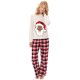 thumbnail image 4 of 2024 Conjunto de pijamas de manga larga con estampado de Papá Noel para padres e hijos, ropa para el hogar, europea y americana, disponible, 0561, 4 of 5