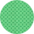 thumbnail image 1 of Ahgly Tapis Rond Lavable en Machine Intérieur Transitionnel Vert Menthe, 6 Pieds Rond, 1 of 7