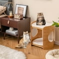 thumbnail image 2 of Costway 2-tier Cat Tower for Indoor Cats with Double Beds Removable & Washable Cushions, 2 of 9