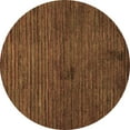 thumbnail image 1 of Ahgly Company Indoor Round Abstract Brown Modern Area Rugs, 8' Round, 1 of 4