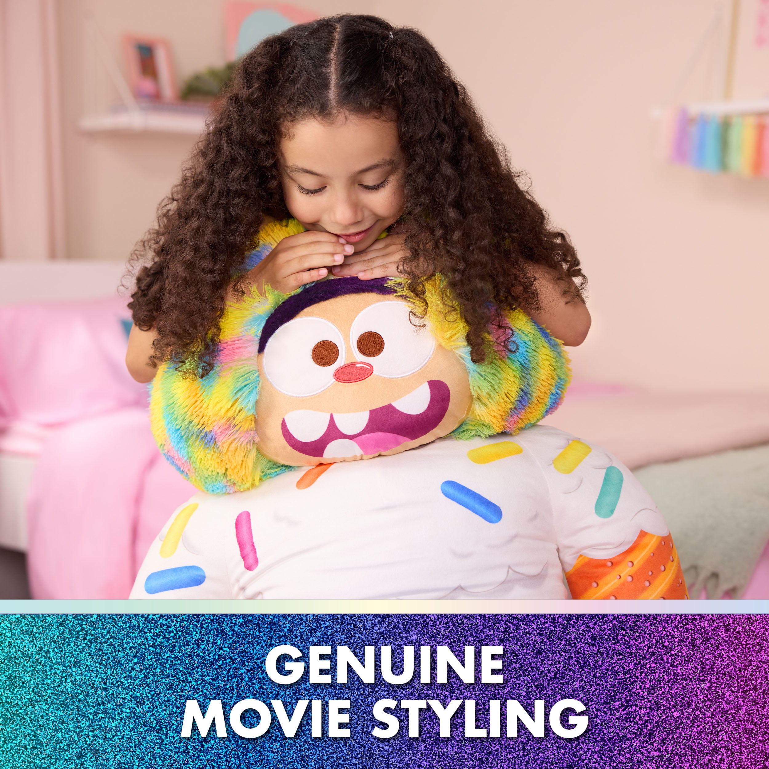 Gabby's Dollhouse: The Movie, Jumbo Cookie Bobby Plush Toy with Super-Soft Fur, Kids Toys for Girls & Boys Ages 3 and up