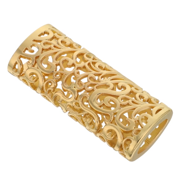 Luxshiny Golden Metal Lighter Case with Hollow Pattern Durable Protective Sleeve for Outdoor Travel Use