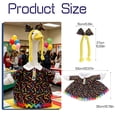 thumbnail image 6 of Goose Outfits,Pencil Pattern Clothing and Bow Headwear for 23 Inch Outdoor Porch Goose Statue Display Outfit,Lawn Garden Patio Outdoor Decor, 6 of 9